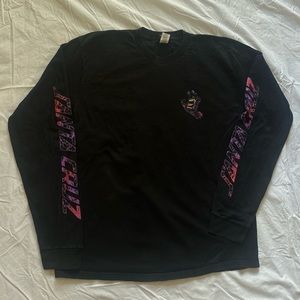 Santa Cruz Skateboards Long Sleeve T-shirt 🩷 Size Large Like New